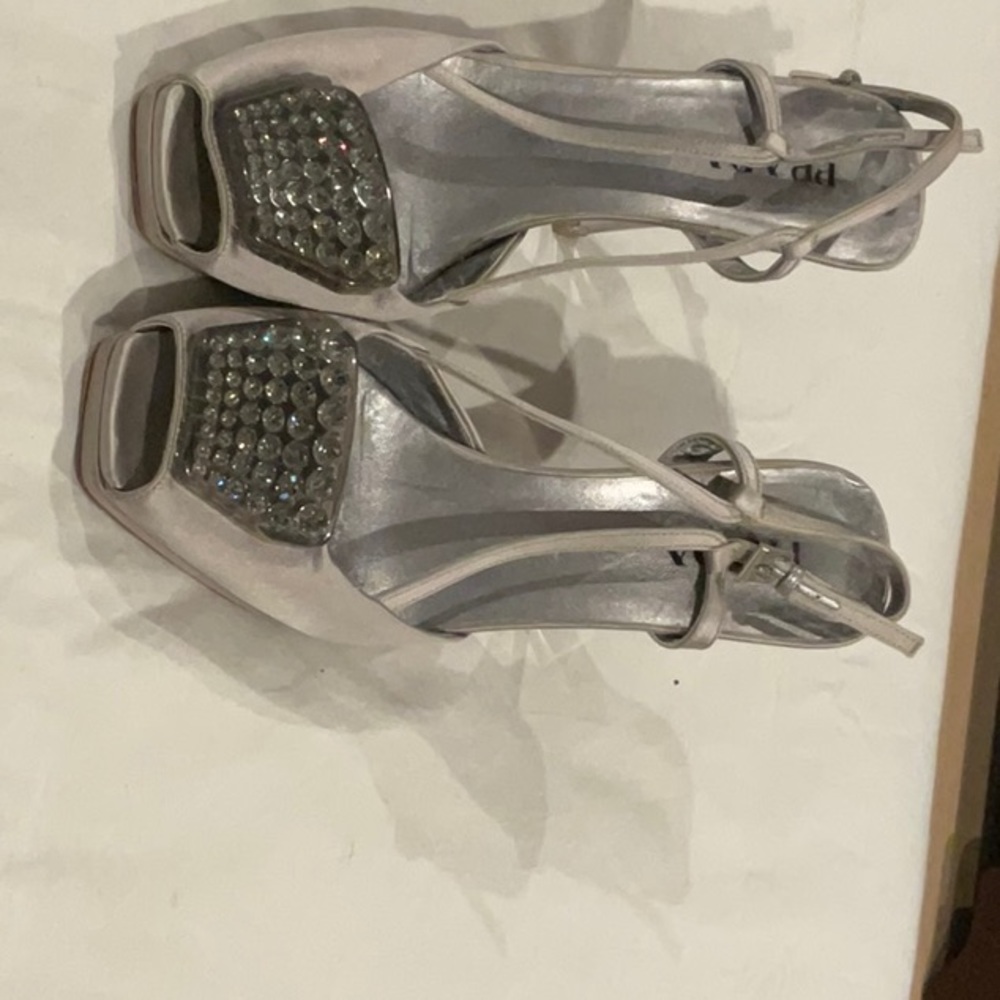 Prada heels. Bejeweled. Size 9